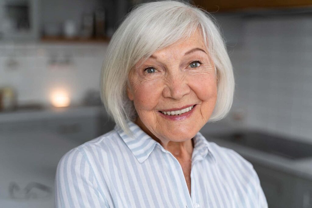old woman better handling her alzheimer's disease
