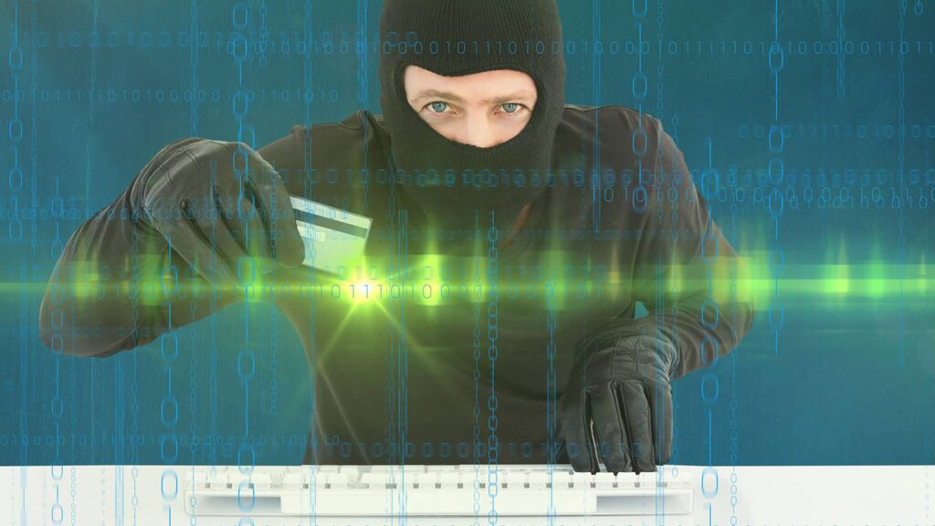 virtual criminal with credit card